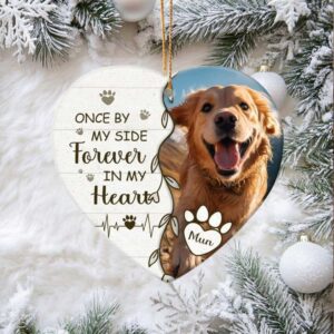 Custom Dog Memorial Ornament, Personalized Ceramic Heart Keepsake, Pet Loss Gift, If Love Could Have Saved You, Photo Remembrance Decor Custom Dog Memorial Ornament, Personalized Ceramic Heart Keepsake, Pet Loss Gift, If Love Could Have Saved You, Photo Remembrance Decor