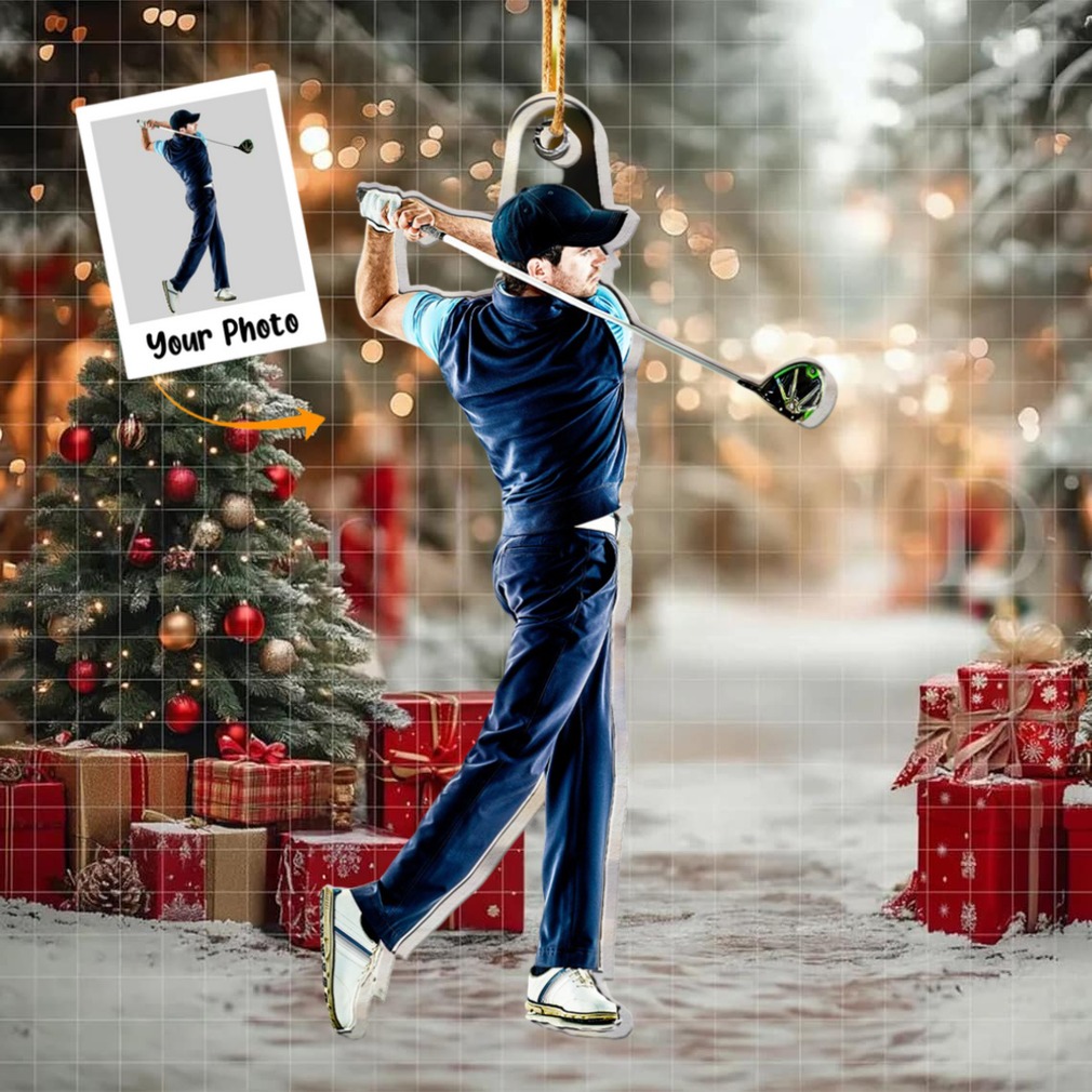 Custom Photo Golf Players Christmas Ornament For Golf Lovers Personalized Golf Photo Or Custom Photo Golf Players Christmas Ornament For Golf Lovers Personalized Golf Photo Or