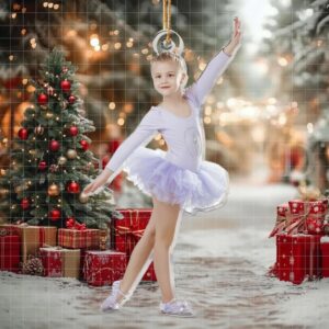 Custom Photo Lovely Little Ballerina Dancing Ballet   Personalized Acrylic Photo Ornament