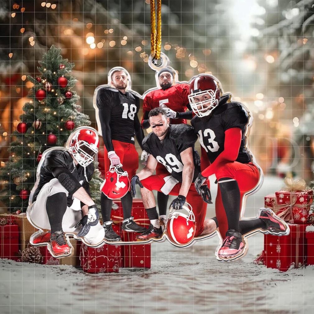 Custom Photo Ornament For American Football Team Personalized Acrylic Photo Ornament Custom Photo Ornament For American Football Team Personalized Acrylic Photo Ornament