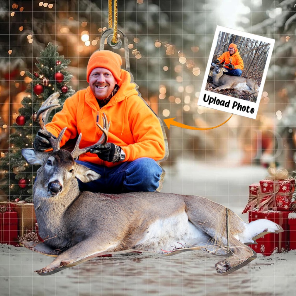 Custom Photo Ornament For Hunting Lovers Personalized Acrylic Photo Ornament Custom Photo Ornament For Hunting Lovers Personalized Acrylic Photo Ornament