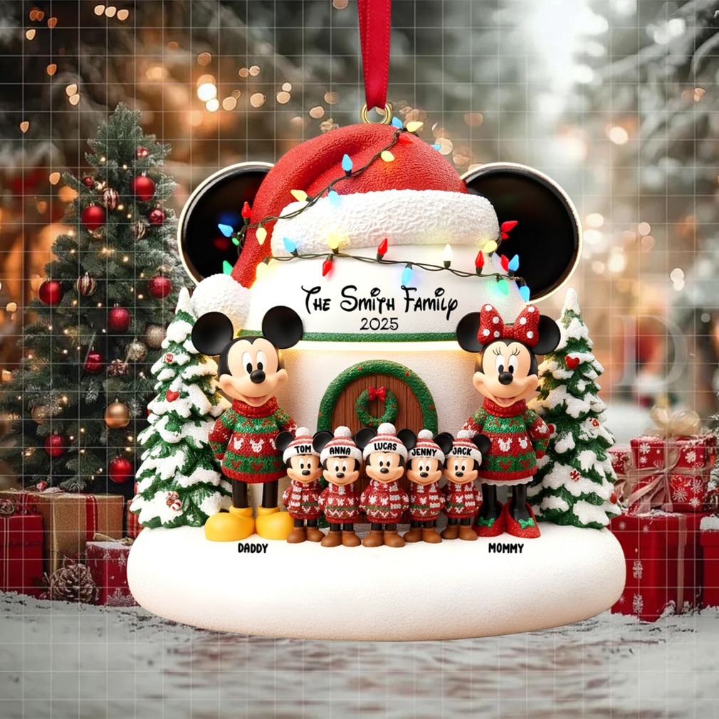 Cute Cartoon Family Personalized Gifts For Family Christmas Ornament Cute Cartoon Family Personalized Gifts For Family Christmas Ornament