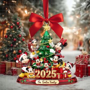 Cute Frog Ornament   Personalized Christmas