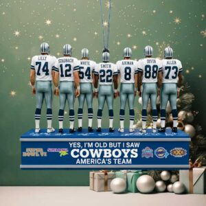 Dallas Cowboys America's Team Legends Acrylic Ornament