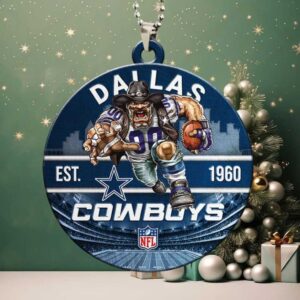 Dallas Cowboys Grinding It Out Since 1960 Car Charm Ornament