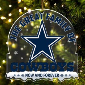 Dallas Cowboys The Great Family Of Cowboys Christmas Ornament