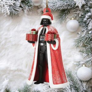 Darth Vader in Santa Suit Christmas Ornament