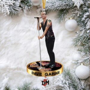 Dave Gahan Depeche Mode Christmas Ornament Dave Gahan Depeche Mode Christmas Ornament