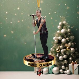 Dave Gahan Depeche Mode Christmas Ornament