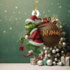Personalized FootballHockey Transparent Ornament Personalized FootballHockey Transparent Ornament