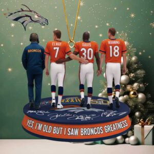 Denver Broncos Legends Christmas Ornament