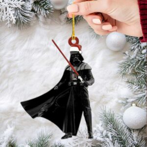Disney Hallmark Star Wars Darth Vader with Santa Hat Christmas Holiday Ornament