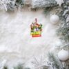 Personalized Family of Three Grinch Christmas Ornament, Custom Name & Year Personalized Family of Three Grinch Christmas Ornament, Custom Name & Year