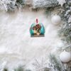 Personalized Scuba Diver Grinch Christmas Ornament Personalized Scuba Diver Grinch Christmas Ornament