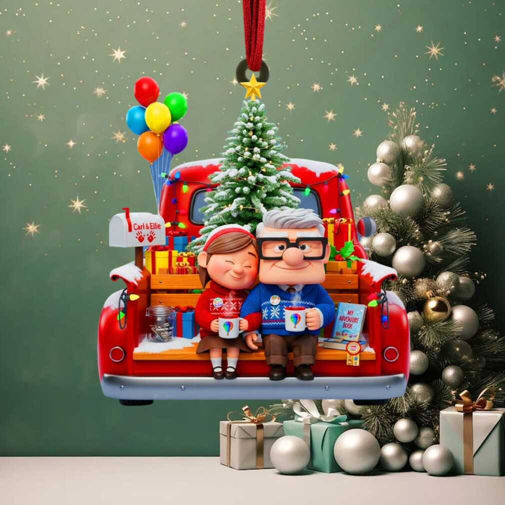 DisneyPixar Up Carl & Ellie Ornament DisneyPixar Up Carl & Ellie Ornament