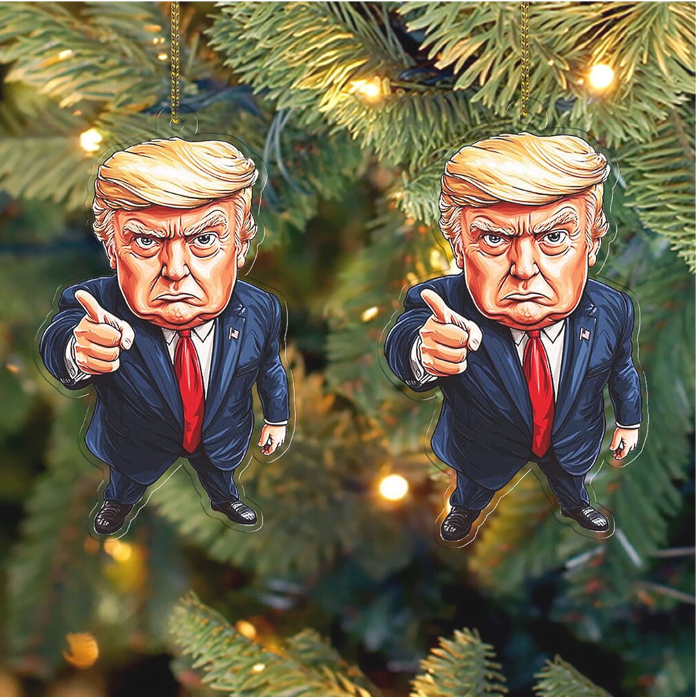 COCEQUC President Donald Elon Musk Christmas Tree Ornament Acrylic 2D D X8L3 L9E2