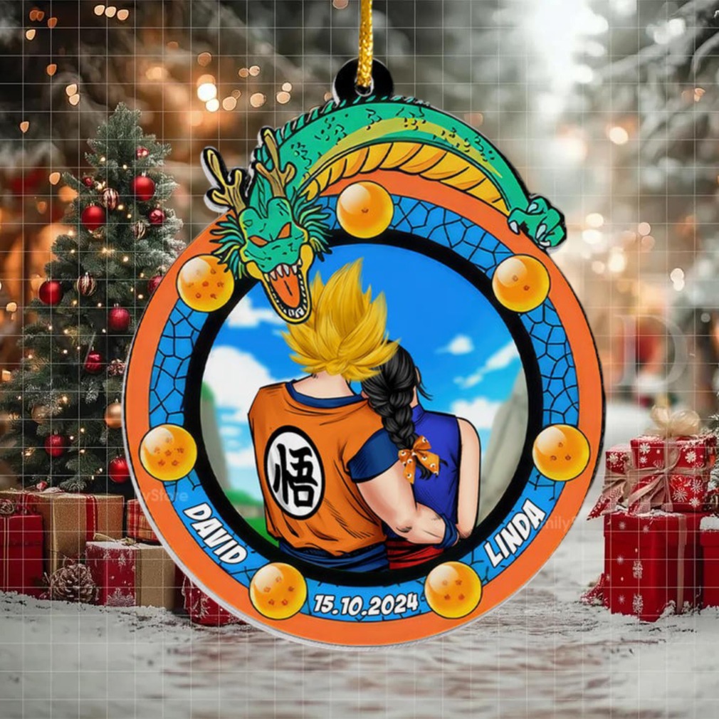 Dragon Ball I Love You Just Saiyan Personalized Acrylic Ornament Gift For Couples CL1 Dragon Ball I Love You Just Saiyan Personalized Acrylic Ornament Gift For Couples CL1