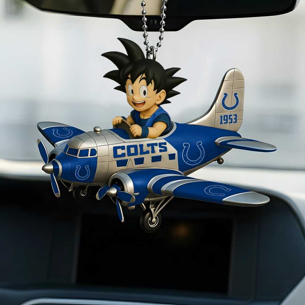 Dragon Ball Z Goku in Colts Airplane Ornament Dragon Ball Z Goku in Colts Airplane Ornament