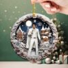 Personalized Hockey Player Photo Ornament Personalized Hockey Player Photo Ornament