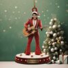 Elvis Presley® Cartoon Elvis In White Jumpsuit Ornament Elvis Presley® Cartoon Elvis In White Jumpsuit Ornament