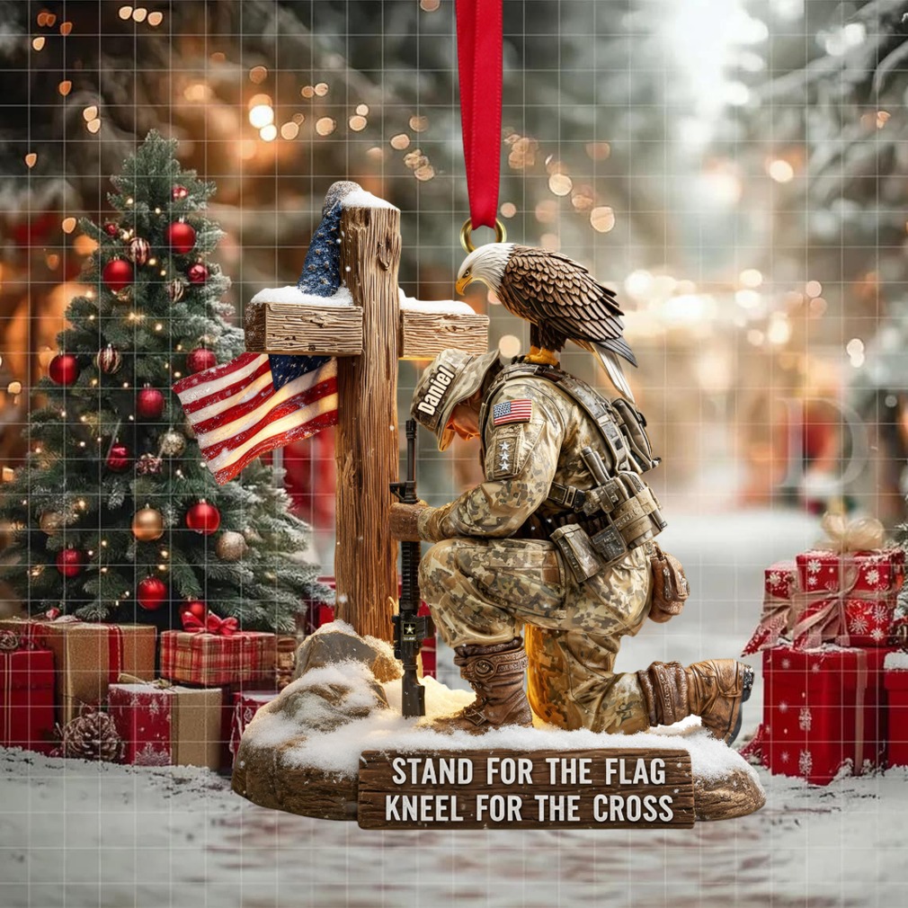 Faithful Warrior Christmas Ornament Personalized Gift For Veteran Faithful Warrior Christmas Ornament Personalized Gift For Veteran