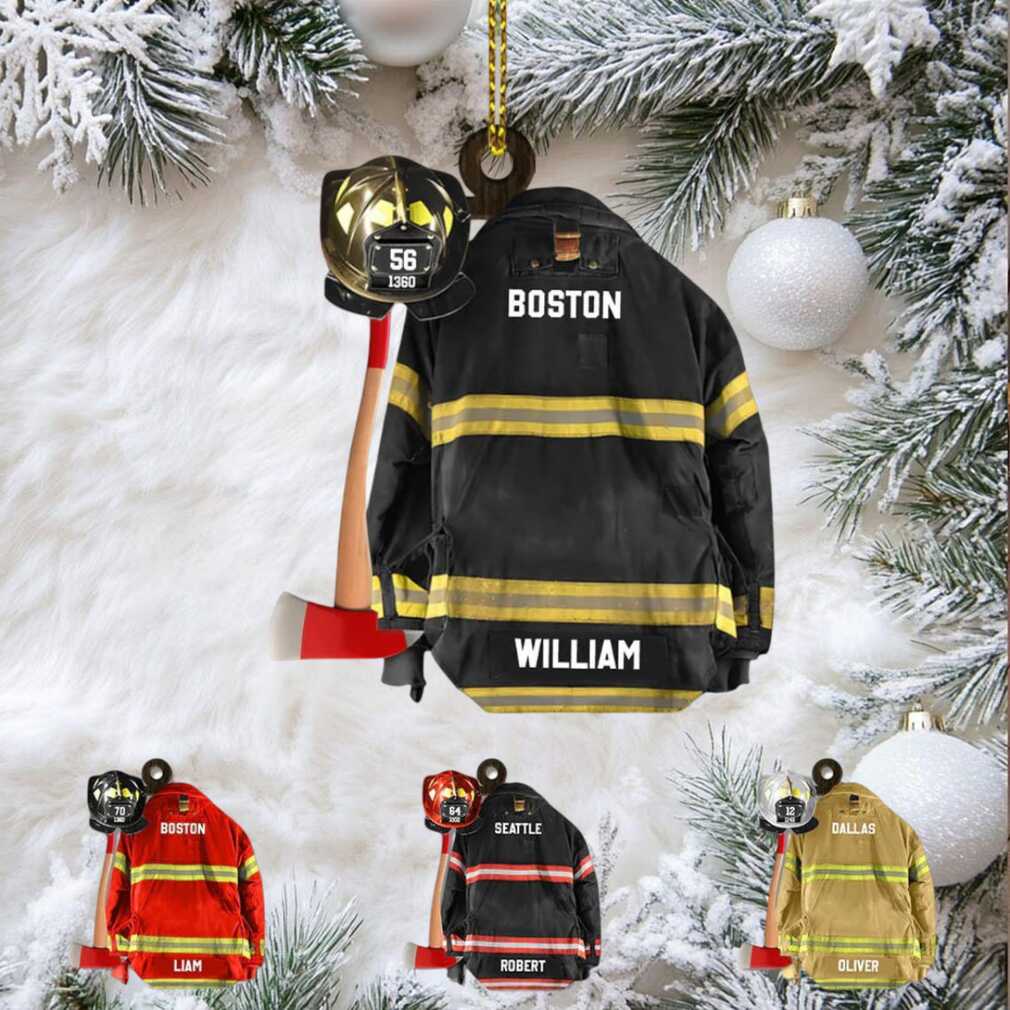 Firefighter Helmet Armor Personalized Ornament Gifts Firefighter Helmet Armor Personalized Ornament Gifts