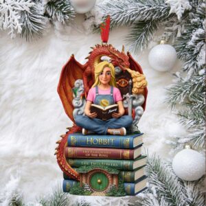 For Every Book Lover, A Magical Moment Awaits Personalized Book Lover Christmas Ornament Gift for Readers and Book Enthusiasts