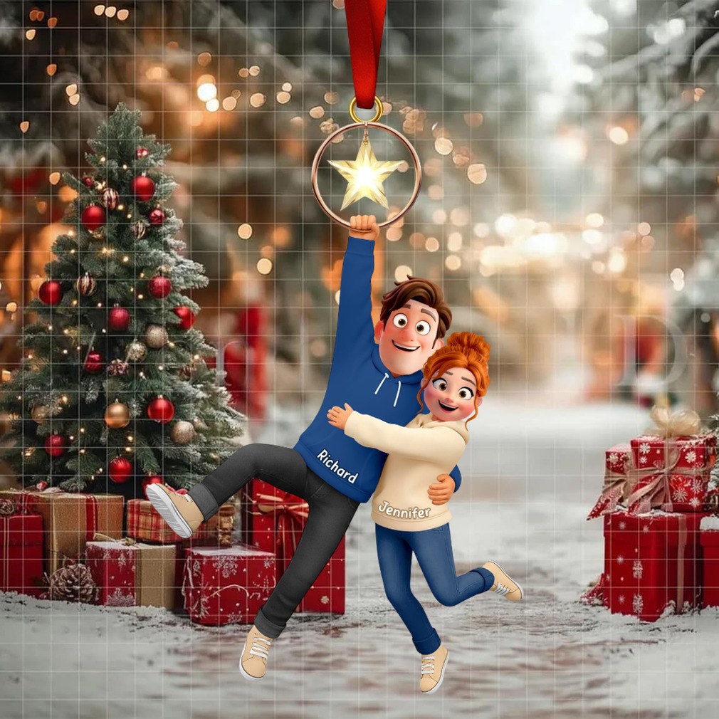 Fun Couple Hanging Together Acrylic Ornament Personalized Gifts For Couple Fun Couple Hanging Together Acrylic Ornament Personalized Gifts For Couple