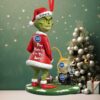 Custom Name Grinch Weightlifting Ornament Custom Name Grinch Weightlifting Ornament