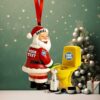 Custom Photo Kid Riding Fire Truck Ornament Custom Photo Kid Riding Fire Truck Ornament
