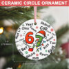 Custom Name 6 7 Softball Acrylic Ornament Personalized Trending 6 7 Meme Sports Christmas Ornament Custom Name 6 7 Softball Acrylic Ornament Personalized Trending 6 7 Meme Sports Christmas Ornament