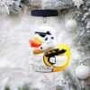 Personalized Tropical Alien Stitch Football Acrylic Ornament Personalized Tropical Alien Stitch Football Acrylic Ornament