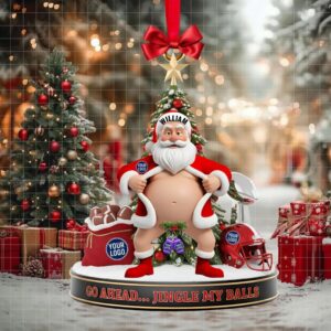 Game On Santa! Christmas Ornament Personalized Gifts For True Fans