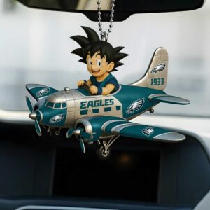 Goku Philadelphia Eagles Airplane Ornament