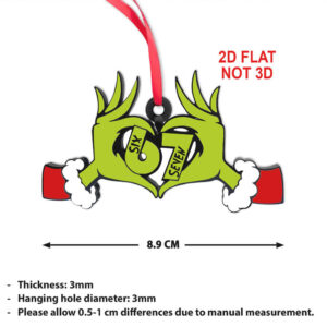 Grinch Six Seven Meme Acrylic Ornament 6 7 Christmas Decoration Holiday Gift for Men Women 6 Grinch Six Seven Meme Acrylic Ornament 6 7 Christmas Decoration Holiday Gift for Men Women 6