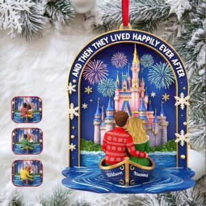 Happily Ever After Personalized Christmas Ornament