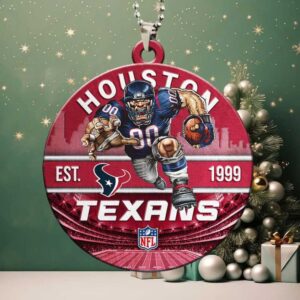Houston Texans NFL Football Car Hanging Ornament