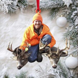 Hunting Trip Personalized Acrylic Ornament Upload Image Hunting Trip Personalized Acrylic Ornament Upload Image