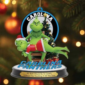 I Just Want To Touch Your Butt Green Monster Couple Ornament