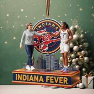 Indiana Fever Cityscape Christmas Ornament