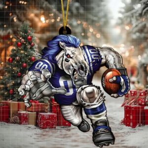 Indianapolis Colts Acrylic Ornament, Sport Ornament , Sport Decorations ETRG 52171