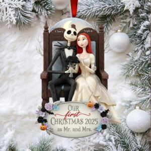 Jack and Sally The Nightmare Before Christmas Mr. and Mrs. Ornament