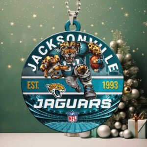 Jacksonville Jaguars NFL Football Personalized Christmas Tree Decorations Ornament