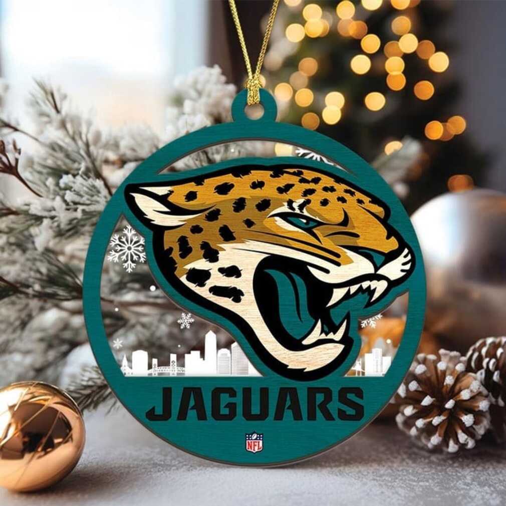 Jacksonville Jaguars NFL Wood Ornament Jacksonville Jaguars NFL Wood Ornament