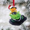 Trucker Christmas Cool Yellow Ducks Wearing Glasses Personalized Printed Car Ornament Trucker Christmas Cool Yellow Ducks Wearing Glasses Personalized Printed Car Ornament