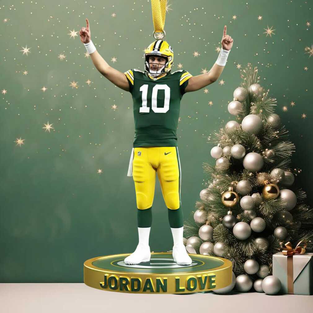 Jordan Love Green Bay Packers Ornament Jordan Love Green Bay Packers Ornament