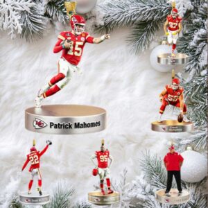 Kansas City Chiefs Collectible Football Player Keepsake Ornament