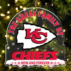 Kansas City Chiefs The Great Family of Chiefs Now and Forever Ornament