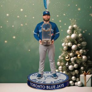 Kevin Kiermaier Toronto Blue Jays Bobblehead Ornament Kevin Kiermaier Toronto Blue Jays Bobblehead Ornament