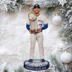Kevin Kiermaier Toronto Blue Jays World Series Trophy Ornament